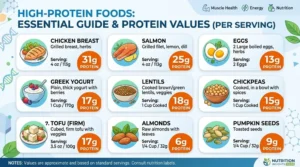 High-Protein Foods Comparison