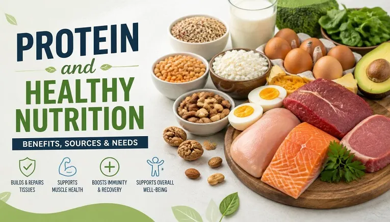 Protein and Healthy Nutrition: Benefits, Sources & Needs